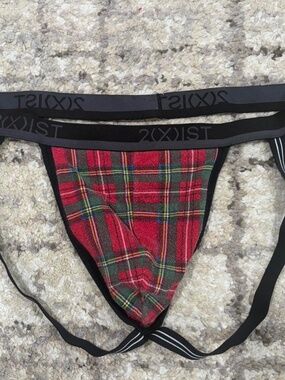2xist XL Plaid Jockstrap
